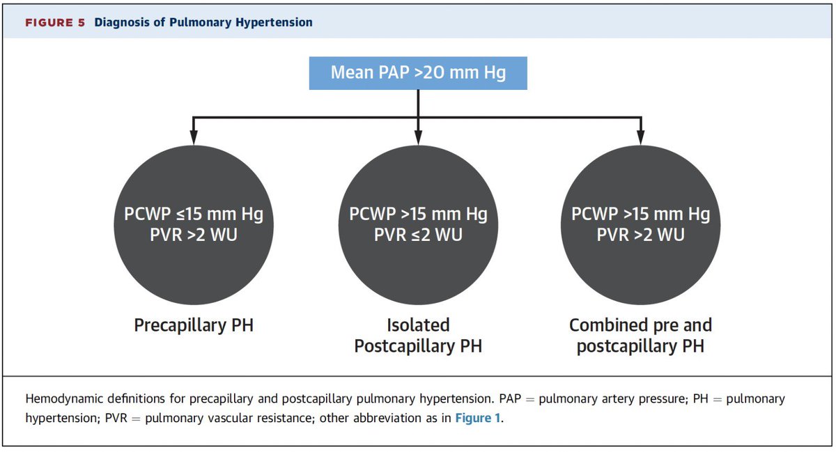 slumberbell's tweet photo. 7/n
#RHC in #HFrEF, #HFpEF, and #PH:
📍#HFrEF: evaluate volume status, guide diuretic, vasodilatory tx, & recognizing #advancedHF
📍#HFpEF: #Invasivehemodynamic exercise stress test as gold standard for diagnosis
📍#PH: confirms diagnosis & distinguishes phenotypes https://t.co/fZVvGyiQBC
