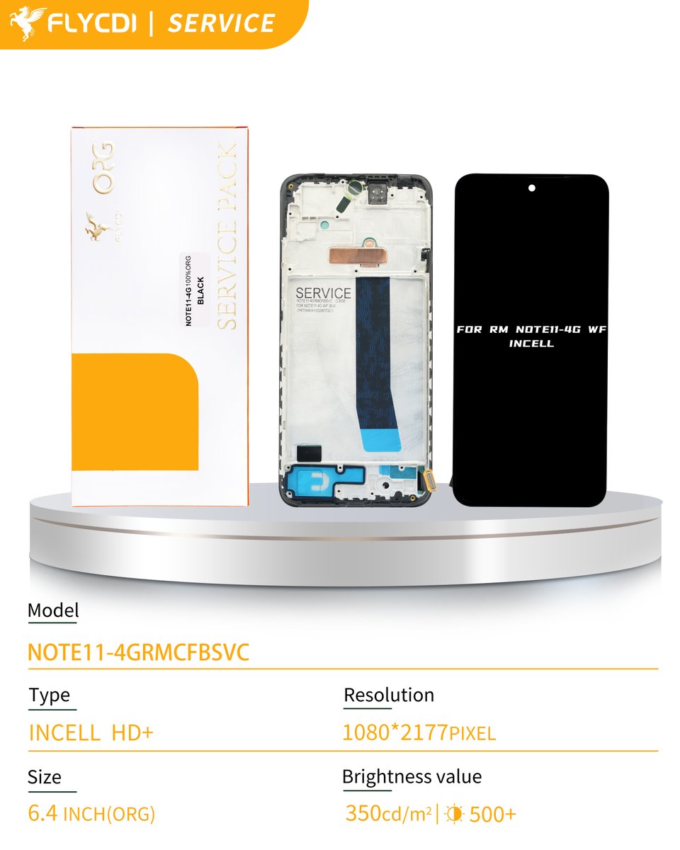 FLYCDI's tweet image. New Arrivals🔥
SERVICE PACK ORG 100%
FOR Note 10S WF
FOR NOTE11S WF
FOR NOTE11 4G WF
FOR Y6P2020
#flycdi #flycdilaunch #ServicePack #lcddisplay #touchscreen