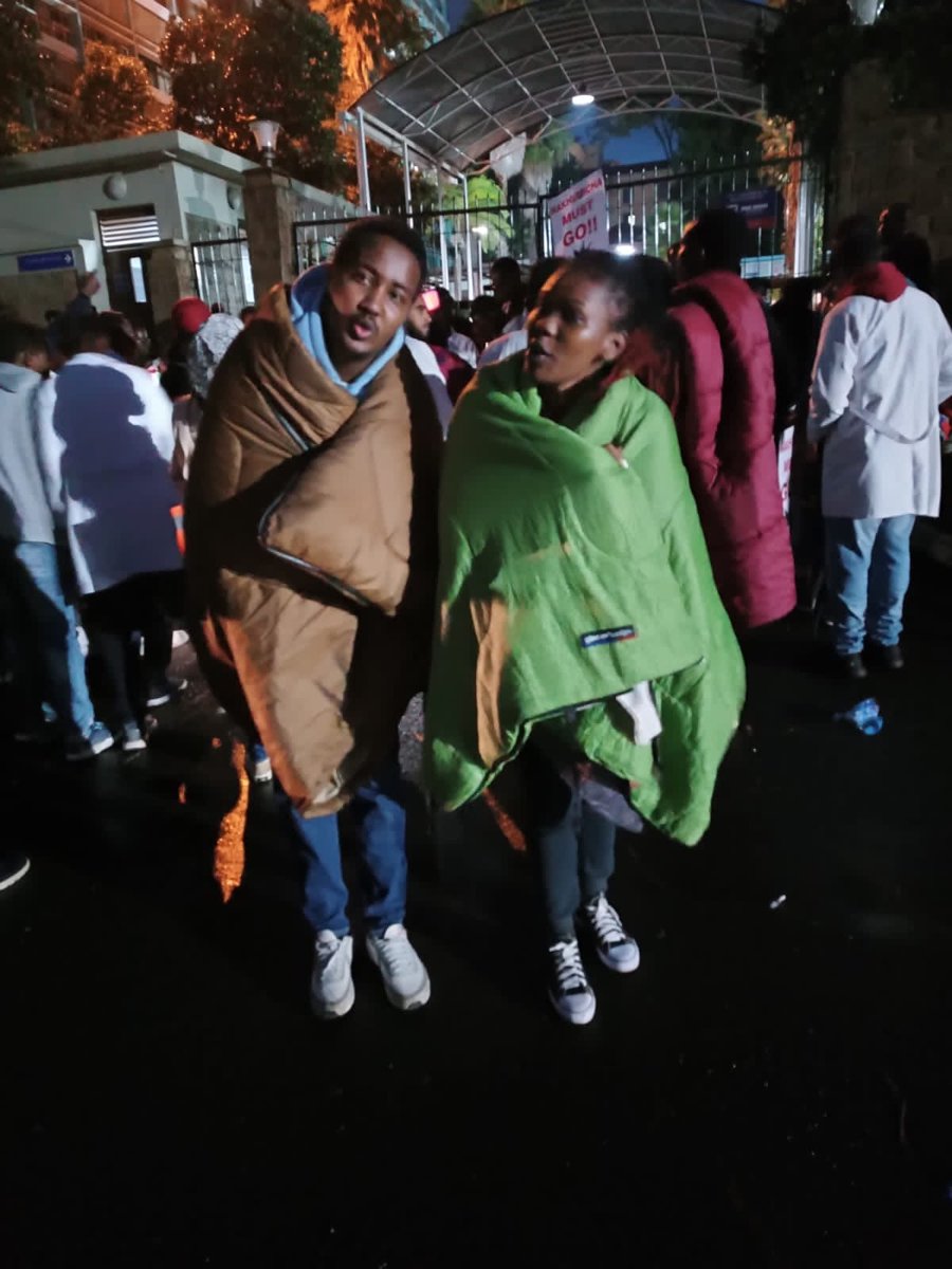 kUCOofficial's tweet photo. BSc Clinical Medicine pre-interns Yesterday participated in the #OccupyMOH demonstrations. #PostAllBscCois. https://t.co/MLTLzuxApy