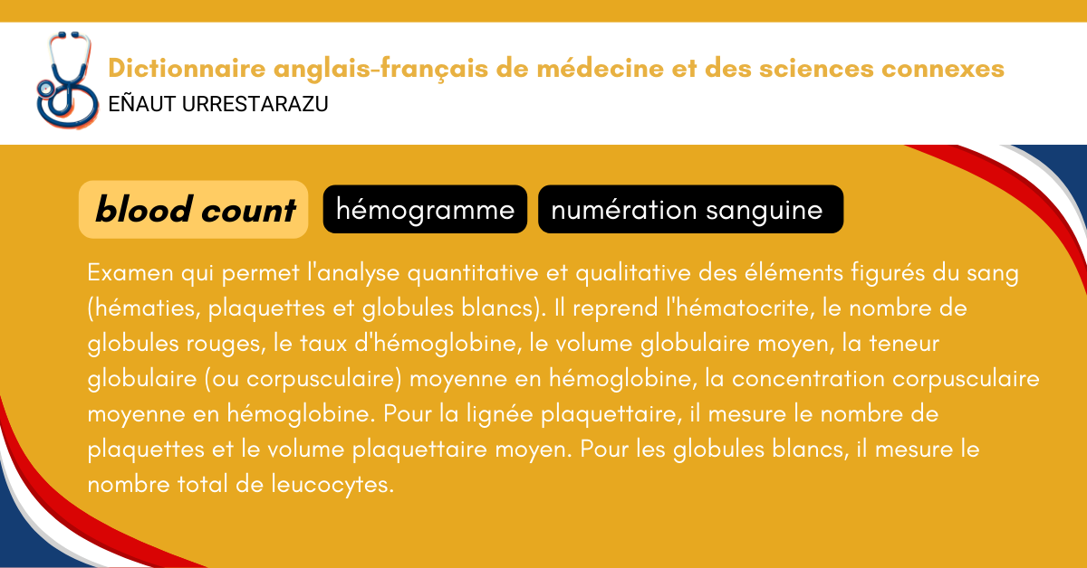 cosnautas's tweet photo. Quelle est la différence entre 𝙗𝙡𝙤𝙤𝙙 𝙘𝙤𝙪𝙣𝙩 (𝘩é𝘮𝘰𝘨𝘳𝘢𝘮𝘮𝘦, 𝘯𝘶𝘮é𝘳𝘢𝘵𝘪𝘰𝘯 𝘴𝘢𝘯𝘨𝘶𝘪𝘯𝘦) et 𝗳𝘂𝗹𝗹 𝗯𝗹𝗼𝗼𝗱 𝗰𝗼𝘂𝗻𝘁 (𝘩𝘦́𝘮𝘰𝘨𝘳𝘢𝘮𝘮𝘦 𝘤𝘰𝘮𝘱𝘭𝘦𝘵, 𝘯𝘶𝘮𝘦́𝘳𝘢𝘵𝘪𝘰𝘯 𝘧𝘰𝘳𝘮𝘶𝘭𝘦 𝘴𝘢𝘯𝘨𝘶𝘪𝘯𝘦)❓

📙#MedLexic vous l'explique 👇🏻⤵️ https://t.co/QGRpwkZgtm
