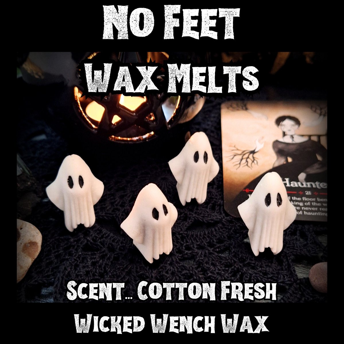 WickedWenchWax's tweet photo. No Feet...Cotton Fresh Wax Melts 👻 https://t.co/IyZX2I7aWo
.
 
.
 #handmadewaxmelts #waxmelt #waxmeltsuk #waxmelts #nofeet #ghost #ghosts #cottonfresh #laundry #laundrywaxmelts #handmadegifts https://t.co/8q9Dqg5Mv7