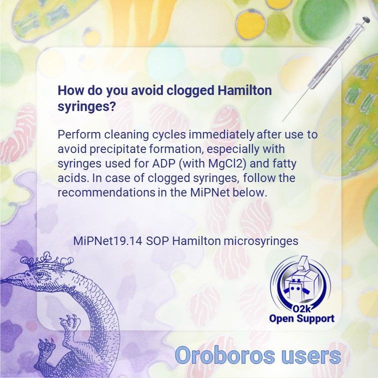 OroborosI's tweet image. 💉 Follow these guidelines to prevent and clear clogs in your syringes:
buff.ly/4af4XfJ
#O2kOpenSupport #HighResolutionRespirometry