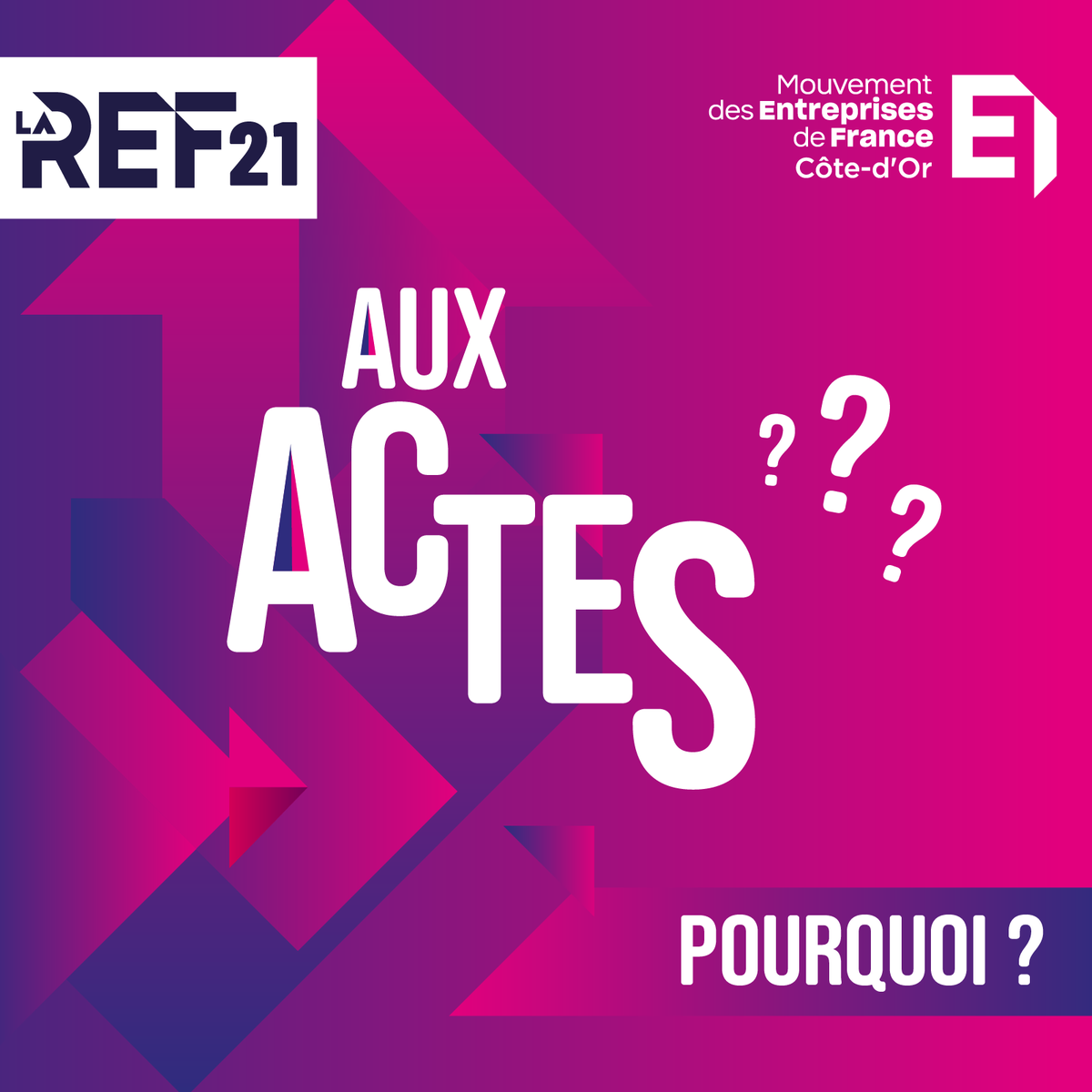 medef21's tweet photo. 💥AUX ACTES avec le MEDEF21 ! 💥

🗓 La REF21, c’est le 7/11/24 au Campus ESTP - ESEO de Dijon, notez la date !

👇Pourquoi "Aux Actes ? On vous explique en commentaires ! 

#medef21 #REF21 #auxactes #dijon #cotedor #entrepreneurs https://t.co/cifwohPE8O