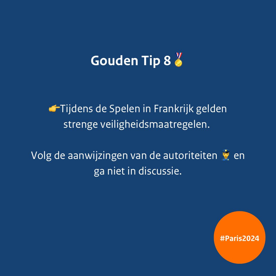 Binnenkort vinden de Spelen in Frankrijk plaats 🇫🇷! Heeft u al kaartjes of plant u een reis naar Parijs? Zorg ervoor dat u goed voorbereid op reis gaat. 👉Ontdek wat u moet weten aan de hand van de 10 tips, van @JanversteegBZ, de Nederlandse ambassadeur in Frankrijk. #Paris2024