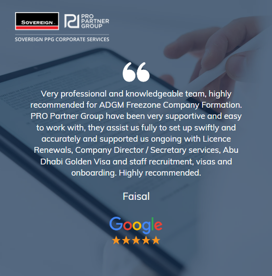 ⭐Great feedback is always valuable to our team. We love to hear about our client's positive experience working with Sovereign PPG.

Well done to our Abu Dhabi colleagues for providing great service to a happy client.
