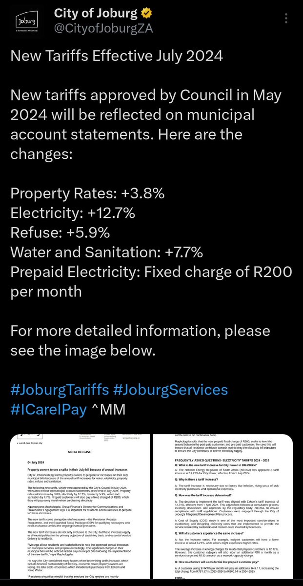 DaZola's tweet photo. @News24 @NatashaMarrian ANC doing what it does best in Gauteng and the residence suffer... Always https://t.co/KU05fOwKaz
