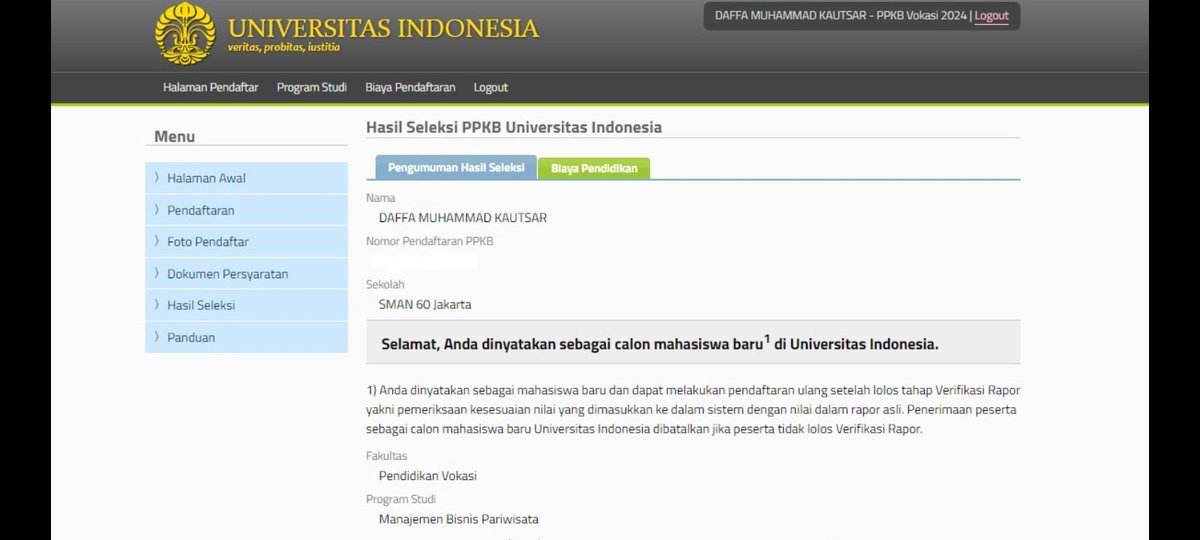 accmasdapa's tweet image. Alhamdulillah aku lolos PPKB UI, camaba MBP LESGOOO BE MOOTTSSTTST ‼️
#ppkbui #PTN