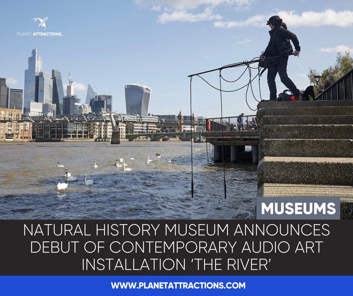 Planet Attractions (@plntattractions) on Twitter photo The River is a first-of-its-kind exhibition for London’s Natural History Museum, with acclaimed Norwegian artist Jana Winderen using sound to explore the world below the surface of the River Thames. t.ly/NqT1E
<a href="/NHM_London/">Natural History Museum</a> | <a href="/janawinderen/">Jana Winderen</a> | #TheRiver The River is a first-of-its-kind exhibition for London’s Natural History Museum, with acclaimed Norwegian artist Jana Winderen using sound to explore the world below the surface of the River Thames. t.ly/NqT1E
<a href="/NHM_London/">Natural History Museum</a> | <a href="/janawinderen/">Jana Winderen</a> | #TheRiver