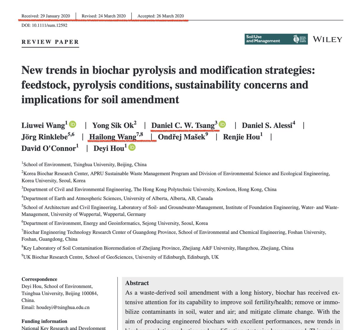 Spottingthespot's tweet image. 12) Daniel C W Tsang from @HongKongPolyU: no introduction needed. One of the biggest #papermill #fraud authors out there. &amp;gt; 150 pubpeer entries. Happily edits papers for his #papermill friends.