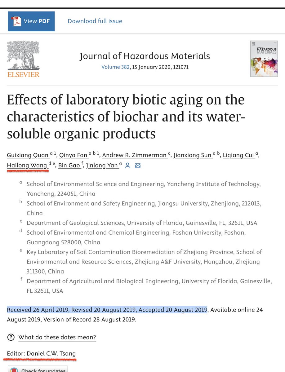 Spottingthespot's tweet image. 12) Daniel C W Tsang from @HongKongPolyU: no introduction needed. One of the biggest #papermill #fraud authors out there. &amp;gt; 150 pubpeer entries. Happily edits papers for his #papermill friends.