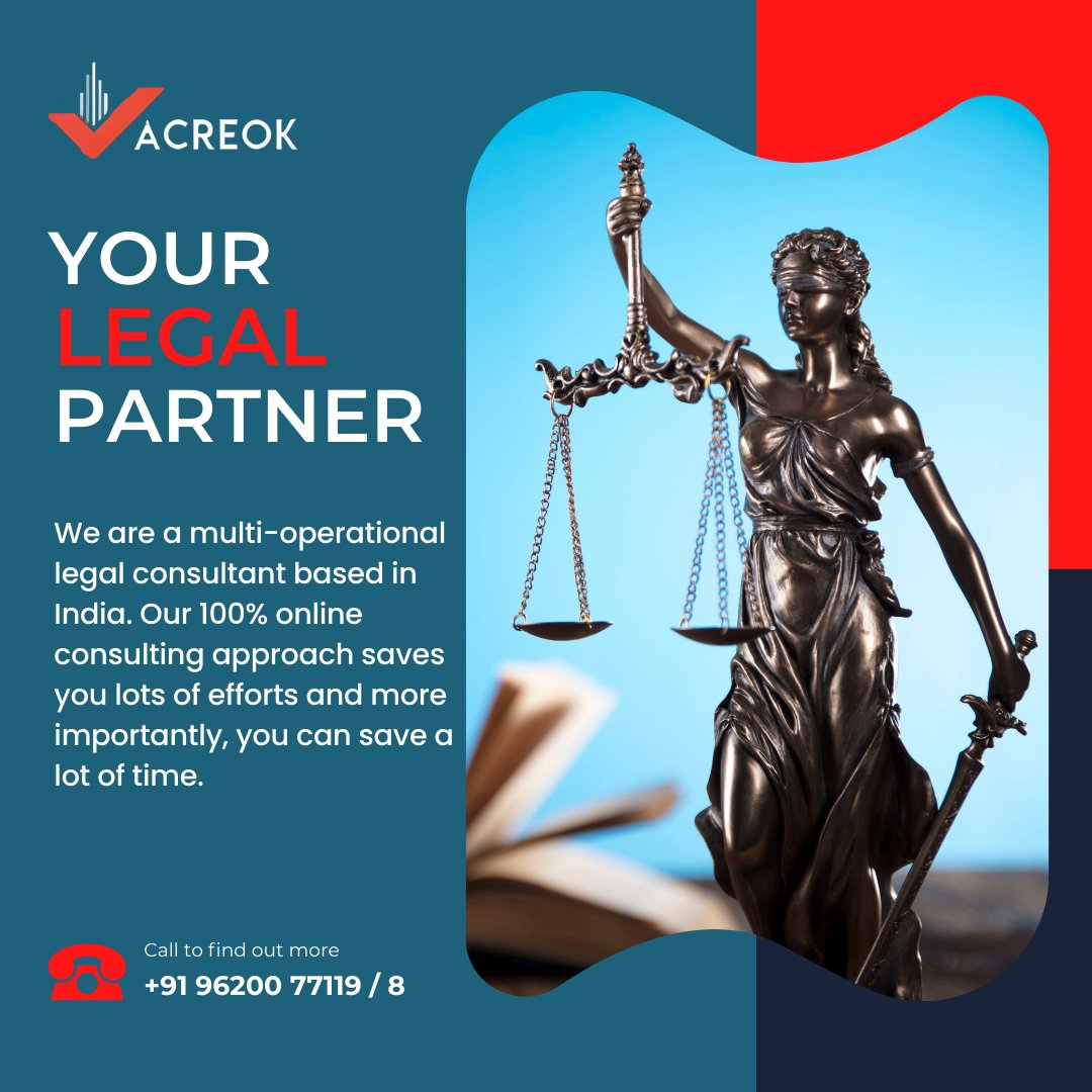 acreokindia's tweet image. AcreOK: Bringing professional legal services to your screen 💻📖

.
#LegalConsulting #ExpertHelp #AcreOK
