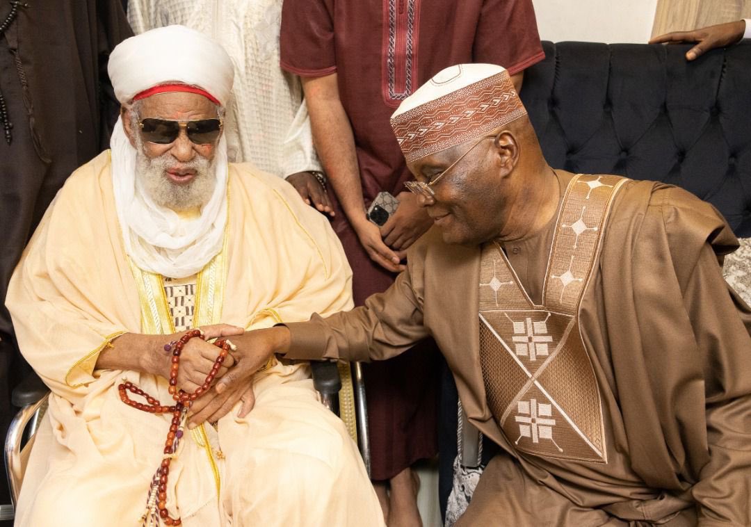 atiku's tweet photo. On behalf of my family, I extend hearty congratulations to Sheikh Dahiru Usman Bauchi as he celebrates his 100th birthday anniversary today. Attaining the century mark is a remarkable achievement worthy of celebration. I wish the Sheikh more years in good health and vitality in the service of the faithful and ulama. Congratulations, Sir. -AA