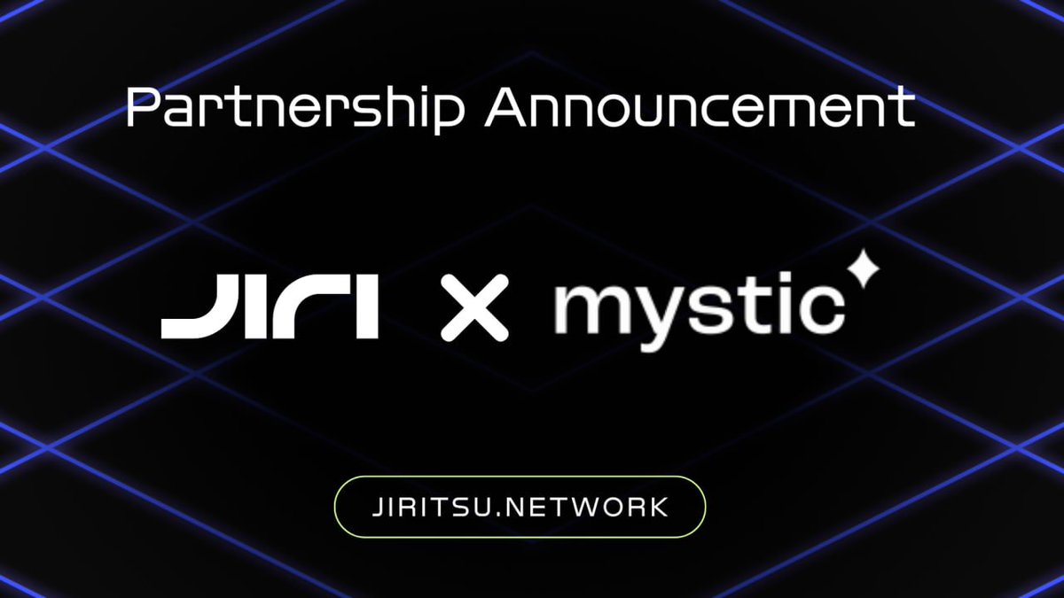 Jiritsu_Network's tweet photo. Jiritsu Network is excited to announce our partnership with @mystic_finance! 🎉

What is Mystic Finance? ◆
Mystic Finance is the go-to platform for lending and borrowing with tokenized real-world assets. Their permissioned lending market for RWAs ensures permissions at an asset level, supporting any form of compliance requirements.

Mystic's protocol supports both permissionless tokens (e.g., USDT) and permissioned tokenized RWAs, allowing borrowers to use their tokenized products to borrow stablecoins and lenders to earn yield by supplying assets, while all loans happen in an overcollateralized, peer-to-pool model.

Currently, Mystic has successfully partnered with 20 projects and is gearing up for a launch in July 👀

We believe that Mystic unlocks the reality for tokenized assets, bringing trillions on-chain. Together, we look forward to revolutionizing the world of RWAs, so stay tuned 😎