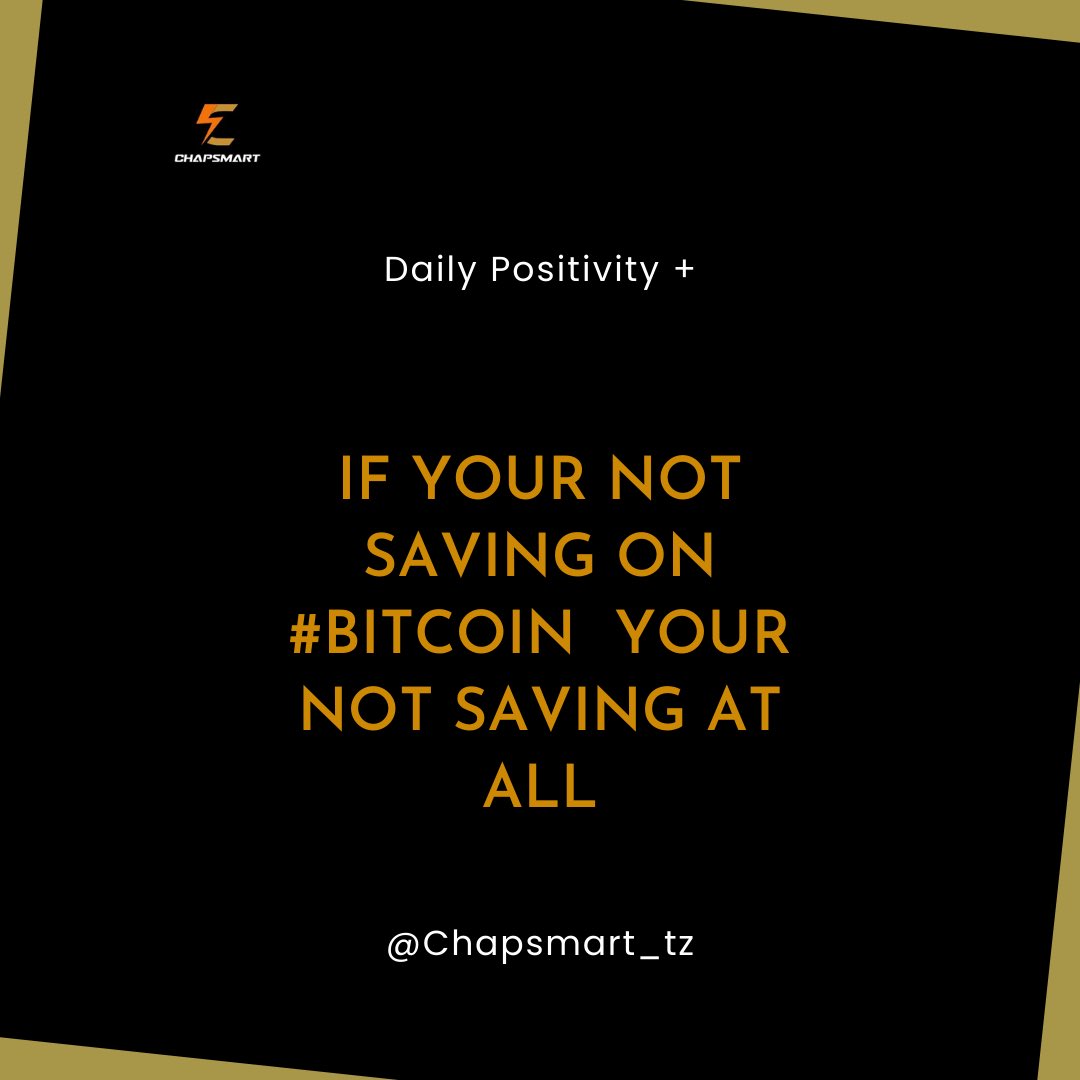 chapsmart_tz's tweet photo. Today Quote #Chapsmart #Bitcoin https://t.co/HbJeWUAEm6