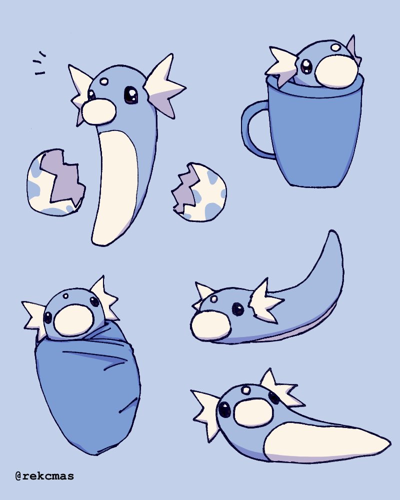 rekcmas's tweet photo. tini tail (very short baby dratini) https://t.co/sOHxUQmN3K