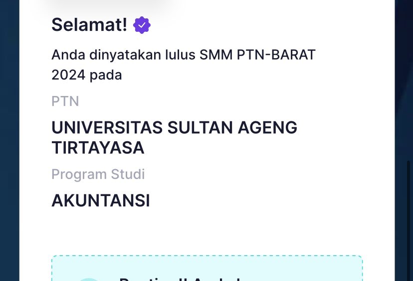 minjidkv's tweet photo. GUYS AKU LOLOS SMMPTN BARAT ALHAMDULILLAH YA ALLAH https://t.co/K1SK7BXoug