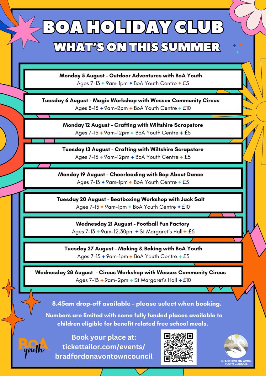 Looking for fun activities for your kids this summer? We’ve organised a brilliant range of activities for August.

From beatboxing to magic and baking to arts &amp; crafts — it’ll be an unforgettable summer.

check out the full range and book your spots now: bit.ly/44omyA8