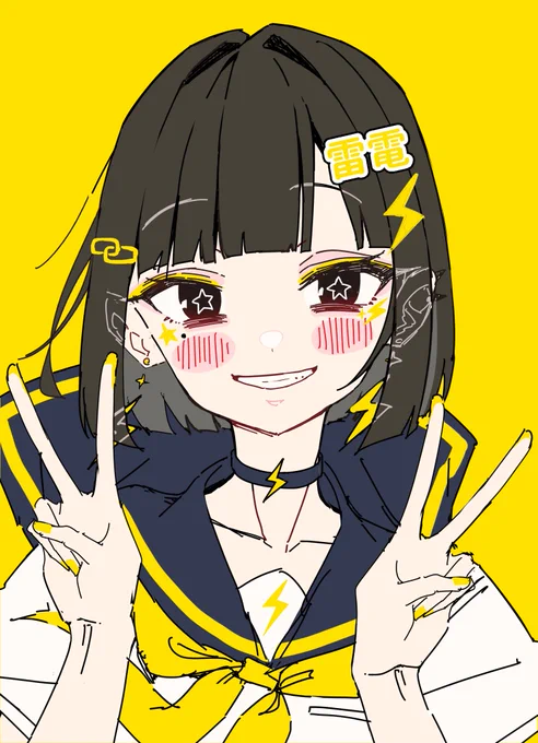 夏コミ新刊表紙のラフ