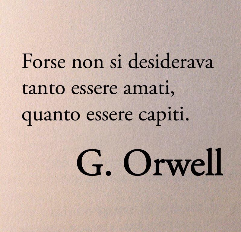 Dopotutto essere capiti è un lusso