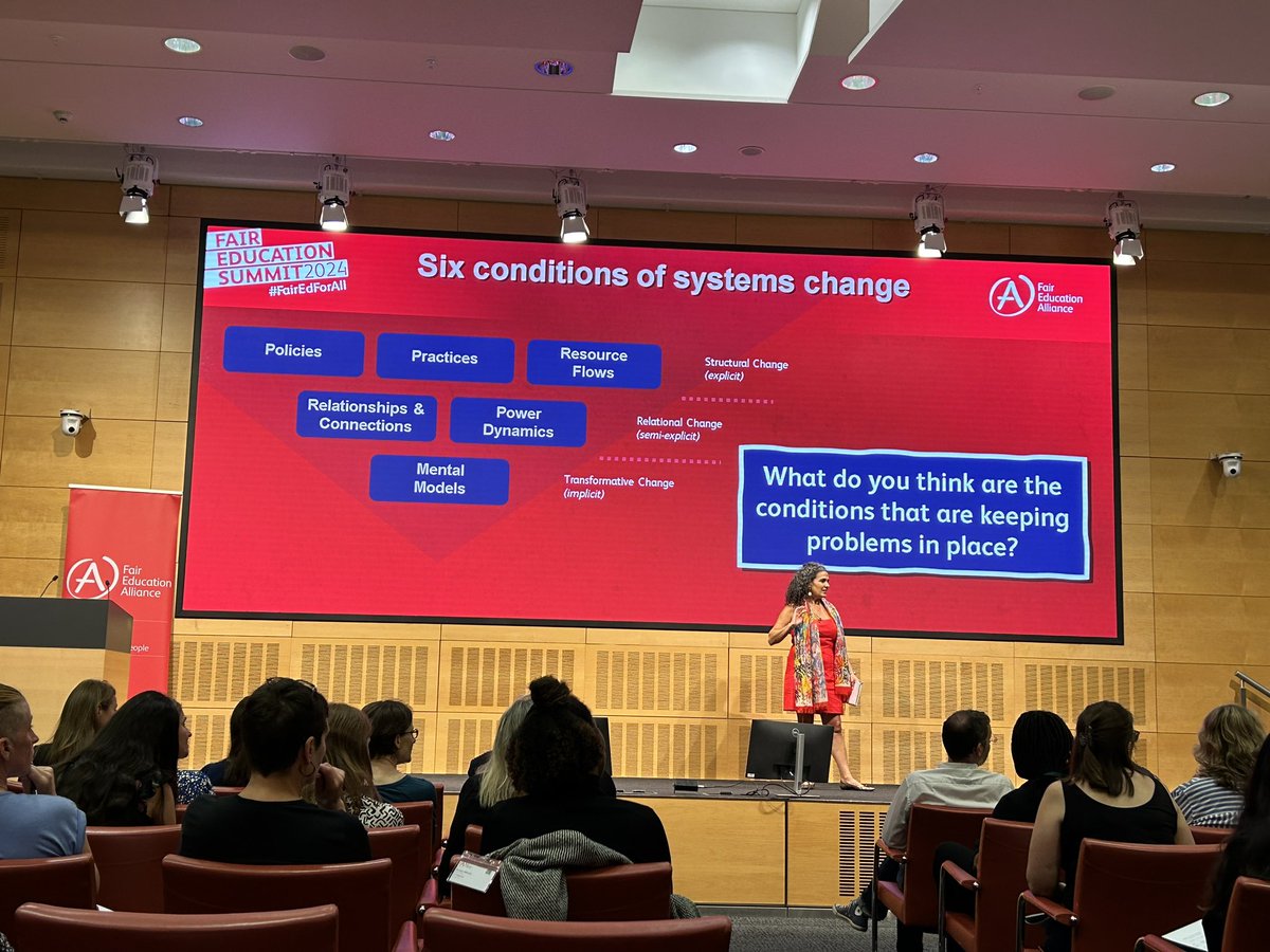 Passionate discussions <a href="/_TheFEA/">Fair Education Alliance</a> Summit today aligning understanding of system change and surfacing the conditions that are keeping the problems in place and must be addressed <a href="/ssat/">SSAT</a> @lburton_SSAT