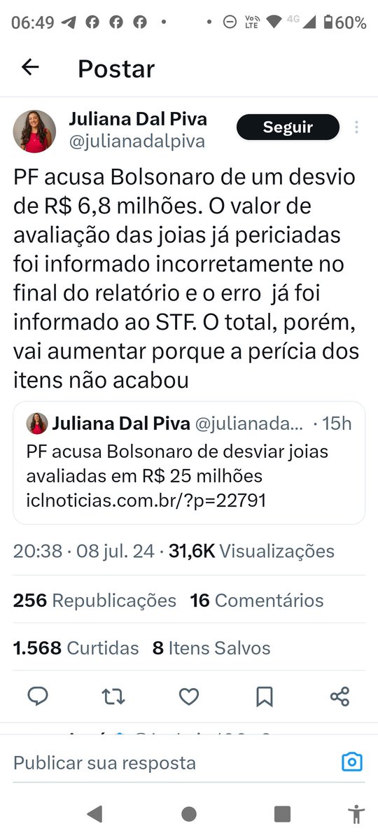 JosLuis_100's tweet photo. @euandreleiria1 @policiafederal , aos policiais federais não capturados pela ideologia fracassada da quadrilha petista. Vocês vão aceitar que essa instituição outrora respeitada, vire motivo de chacota e perca o  restinho de respeito da população brasileira? https://t.co/MaIs1WrHPq