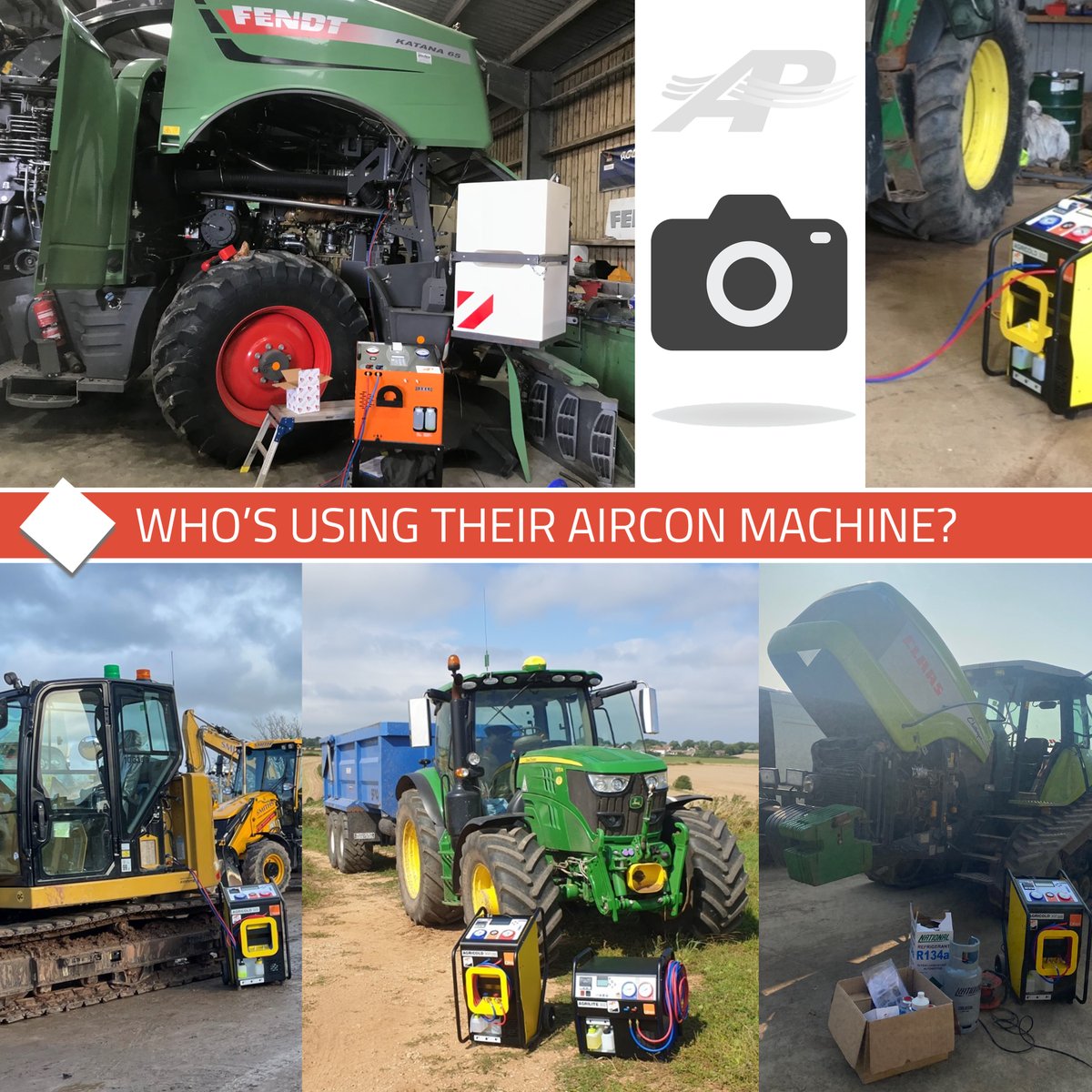 APAIRLtd's tweet image. 🚜❄️💪It’s the season for #ACservicing &amp;amp; if you’re bossing it with your #airconmachine this summer share some pics of the #vehicles you’ve worked on.
☀️😩Not dusted yours off yet? Don’t panic! We can help with #chargingstation servicing, repairs &amp;amp; spare parts just 📞01453 891320