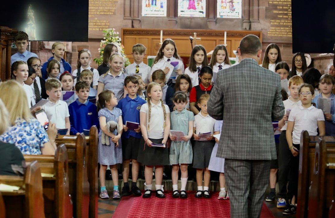 18 schools - one choir! 
Thanks to all of the staff, pupils and clergy who made yesterday's 10th Anniversary service so special. 
<a href="/CDAT_Education/">Chester Diocesan Academies Trust</a> - we are 'stronger together'.