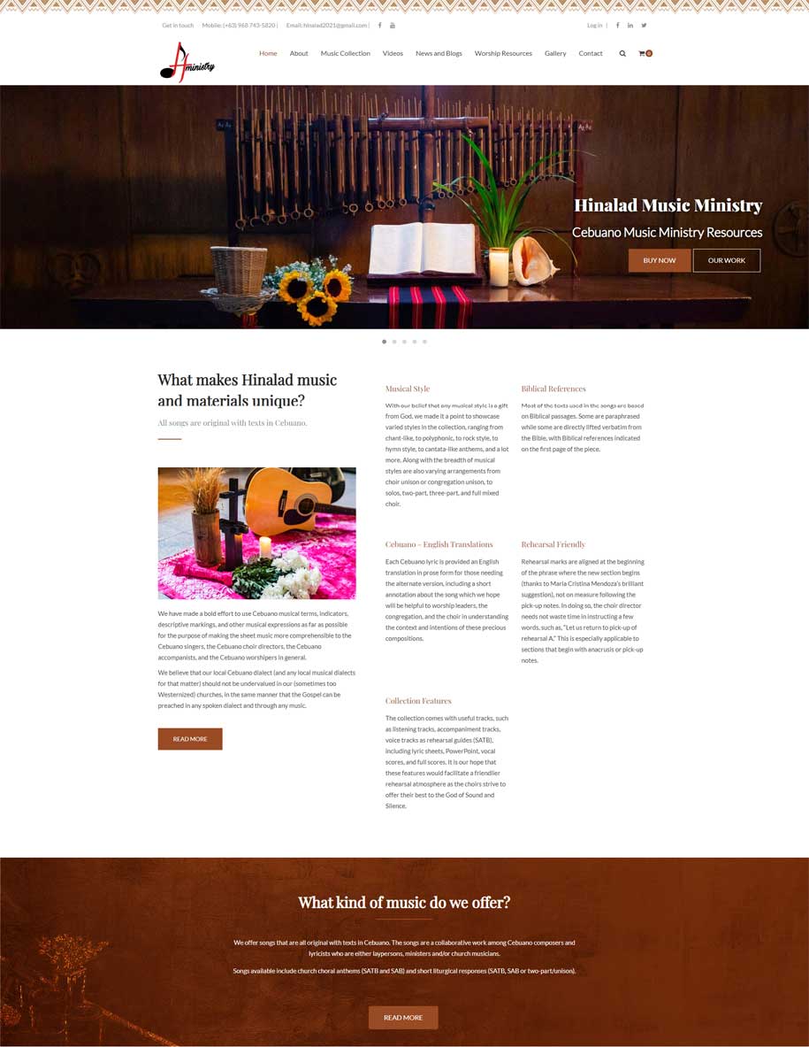 iBuildPhil's tweet photo. Supp0rting local talent, local arts, original music 🥰 🇵🇭 Our usual promotional portfolio page for this #ecommerce store and #WebDesign #WebDevelopment featuring a collection of local worship and gospel music showcasing original liturgical Cebuano songs.
https://t.co/dfQ8Oh4AxD https://t.co/hvZf9buZ05