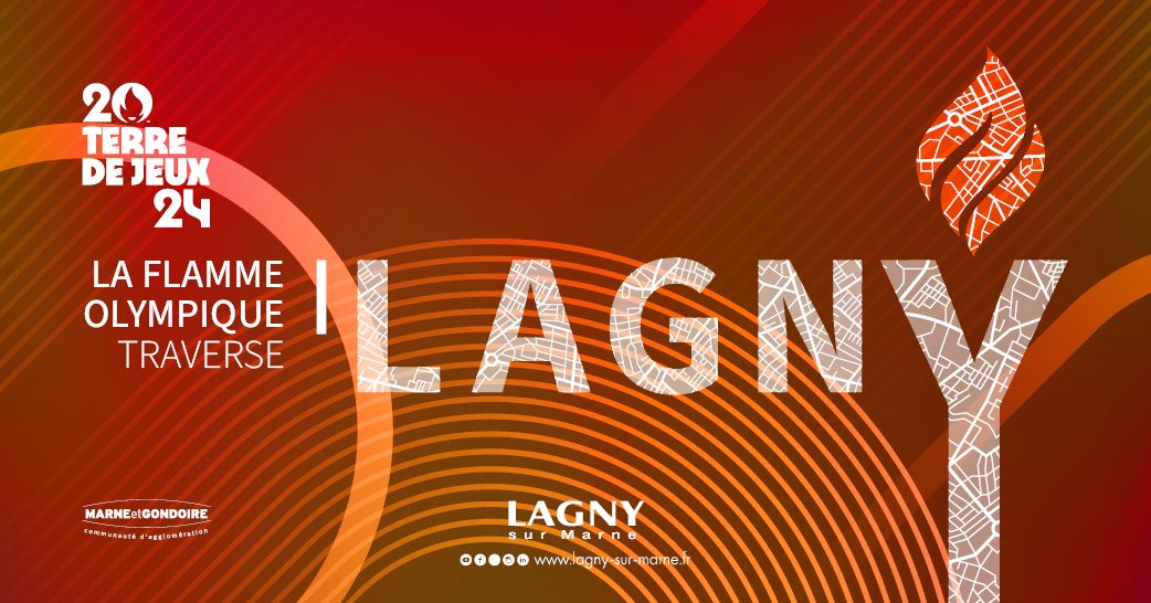 VilledeLagny's tweet photo. 🔥 PASSAGE DE LA FLAMME 🔥
- La flamme olympique passe par Lagny le samedi 20 juillet ! -

Programme d'animations de 10h30 à 23h, restrictions de circulation et les solutions proposées ➡️ https://t.co/JURYrvUdBi

Le passage de la Flamme Olympique est financé par le @Departement77 https://t.co/Zd2Gx8iV8w