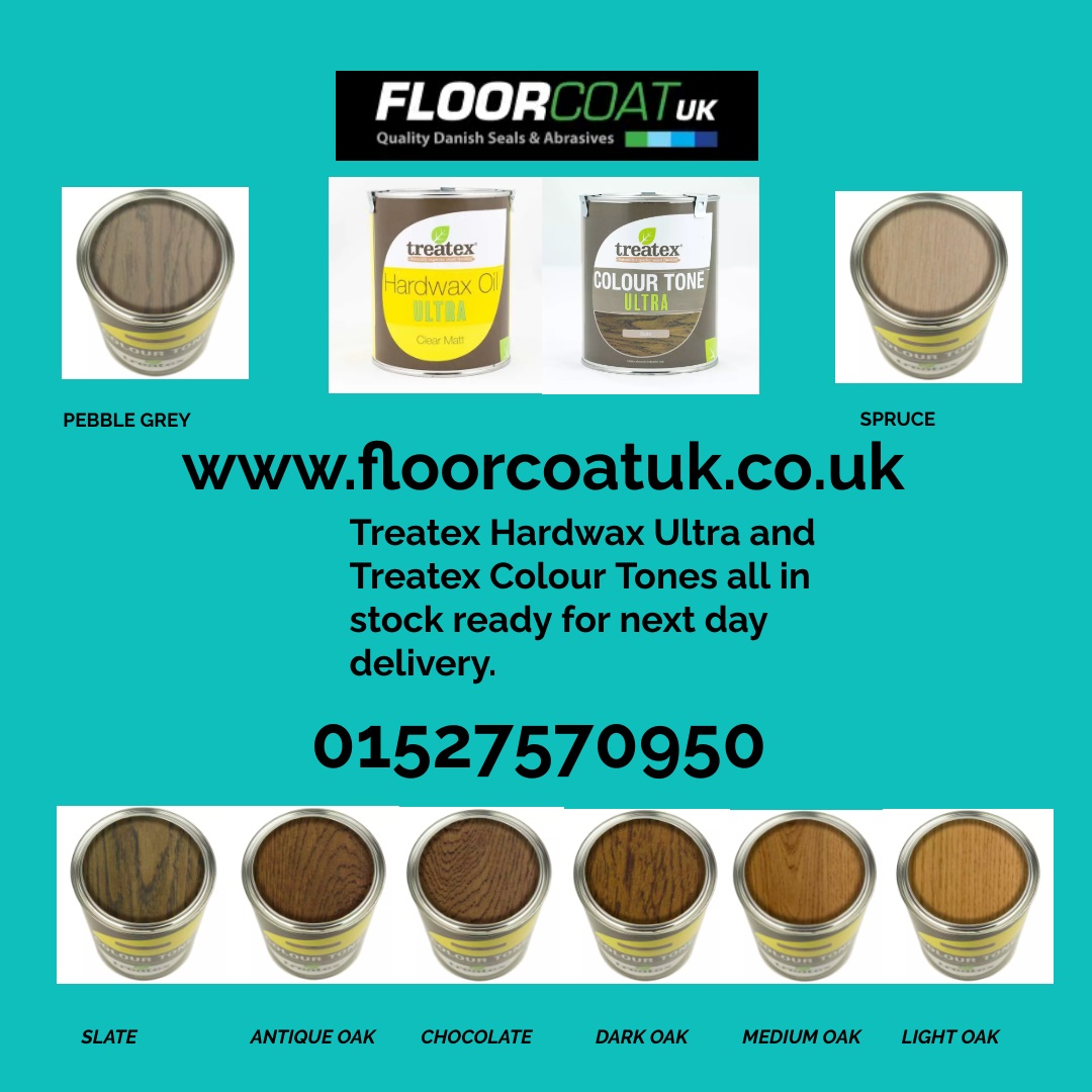 FloorcoatUk's tweet photo. Treatex Ultra Hardwax Oil and Colour tones in stock for next day delivery.
https://t.co/FRSYycuttJ https://t.co/WnSM2bMznj