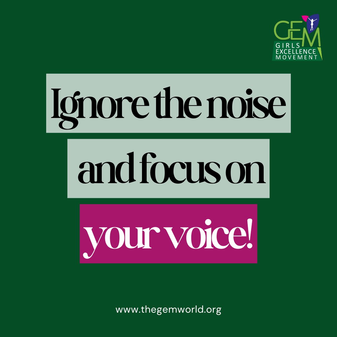 GEM_Inspire's tweet photo. Dear Girl,

The world needs your voice, your ideas, and your leadership. You have a fire within you, a power waiting to be unleashed. But sometimes, doubt creeps in, whispering that you’re not enough. 

It's time to ignore that noise and focus on your voice!

#TheGEMCode https://t.co/0dIhNyFbix