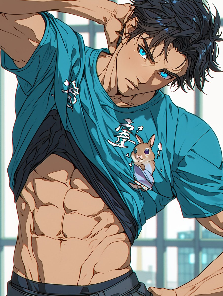 masukarasulove's tweet image. ゴツイ男性が可愛いシャツ着てるのかわいい

#AIクソダサシャツチャレンジ