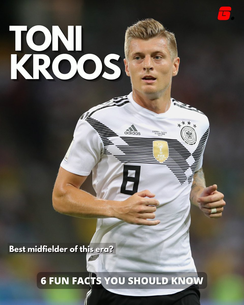 gsportsgh's tweet image. The Great Toni Kroos has retired from football following Germany’s #EURo2024 quarterfinal exit. Only right he features on today’s #funfacttuesday 

Poll 🧵👇🏾 

#gsportsgh
#welovesportsculture 🇬🇭