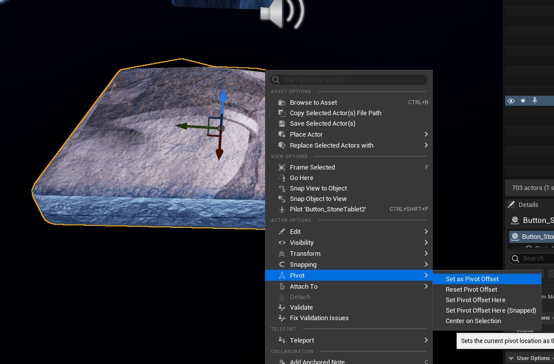 iiiSAndman's tweet photo. #UEFNTip for the noobs like me that haven't realised this yet...You can quickly and easily move the pivot of anything by pressing your scroll wheel button in the middle of the transform and dragging it where you want it! 

Then just right click and save that pivot point😲#UEFN https://t.co/wSjoYVoiHX