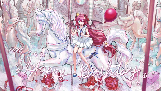 小さなお姫様へのお祝い#ロアバースデー2024 #ロアート 