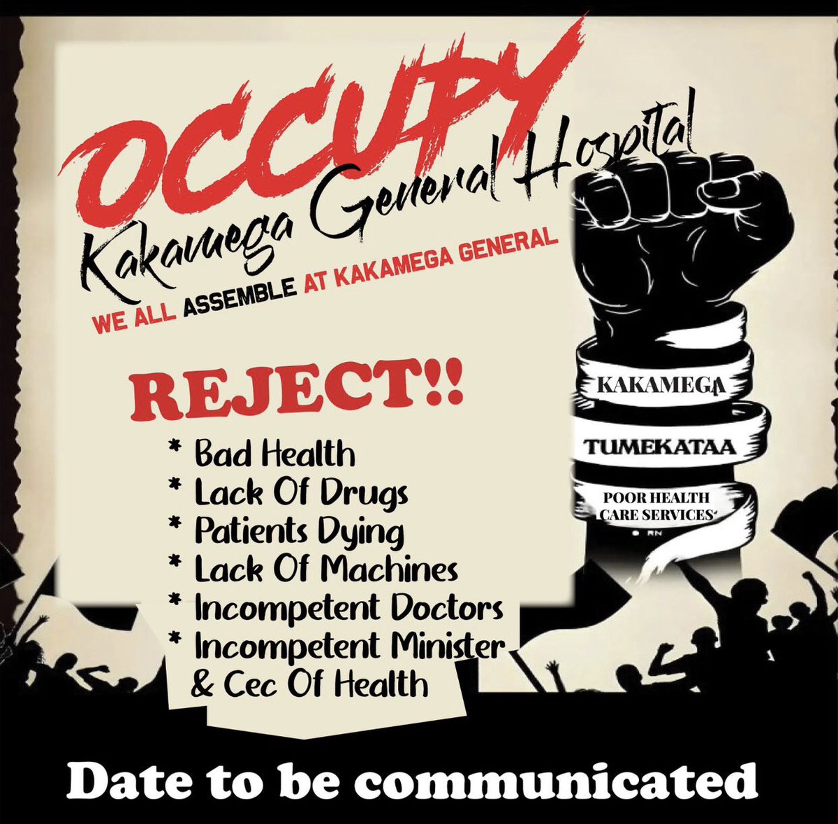 miseveve's tweet photo. We are not relenting . #OccupyCBDTuesday https://t.co/LZp4qxJW11
