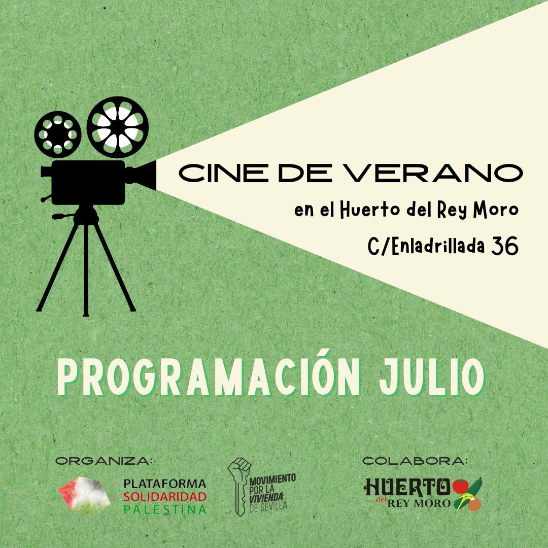 ¡El <a href="/HuertoReyMoro/">Huerto del Rey Moro</a> se llena de cine y activismo! 🎬🌿

Junto a <a href="/CoordinadoraAcP/">Andalucía con Palestina</a> hemos organizado un ciclo de cine de verano. Tendremos ambigú en solidaridad con <a href="/18delamacarena/">Absolución 18 de la Macarena</a>

¡Vente a partir de las 21:00!

👇Os presentamos la cartelera para Julio: