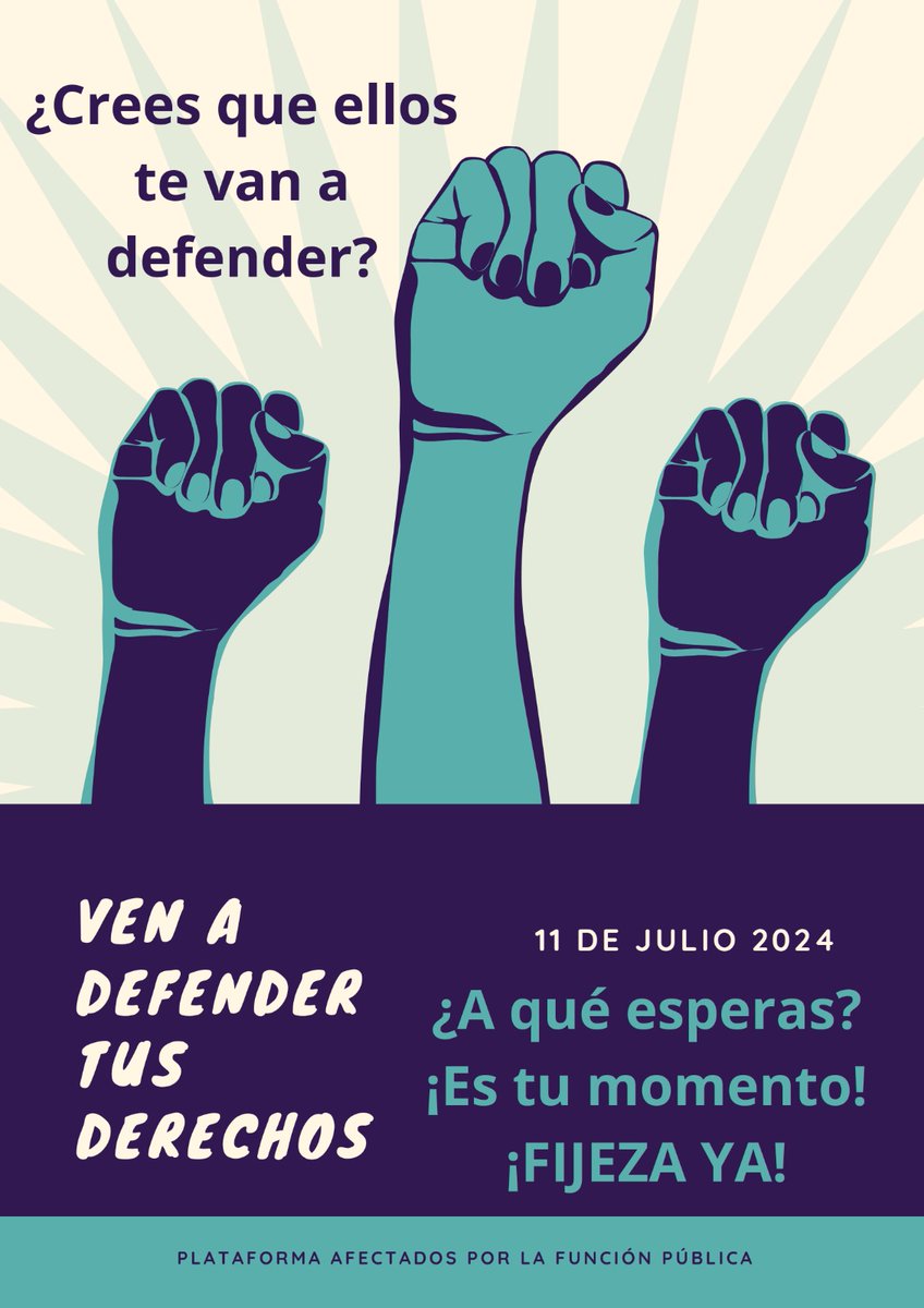 FIJEZAYA2024's tweet photo. Jueves 11, en Madrid, vamos a decirle al Ministro Escrivá que deje de eludir sus responsabilidades, ¿te apuntas? 📢📢📢

12:00 h.
Mº FUNCIÓN PÚBLICA
C/ MÁRMOL, 2
Puerta de Toledo,Pirámides nº 36
@joseluisescriva
#EscriváDimisiónYa
@sanchezcastejon
@PSOE
@ppopular
@sumar
#FijezaYa https://t.co/i1dGRP0sp1