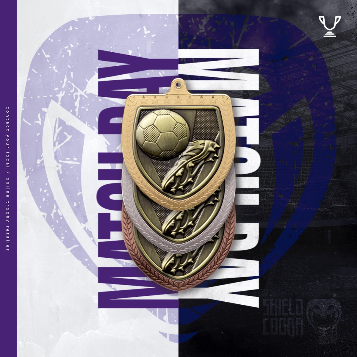 Trendtrophies's tweet photo. Cobra Shield Football Medal: Featuring an antique metallic sporting center with a bright metallic frame.
#supportingourtrade #newtrophies2024 #trophies #football #footballtrophy #trophypresentation #award #awardpresentation #footballawards #winningtrophies #ikon #teamtrend https://t.co/AwFmudJG8c