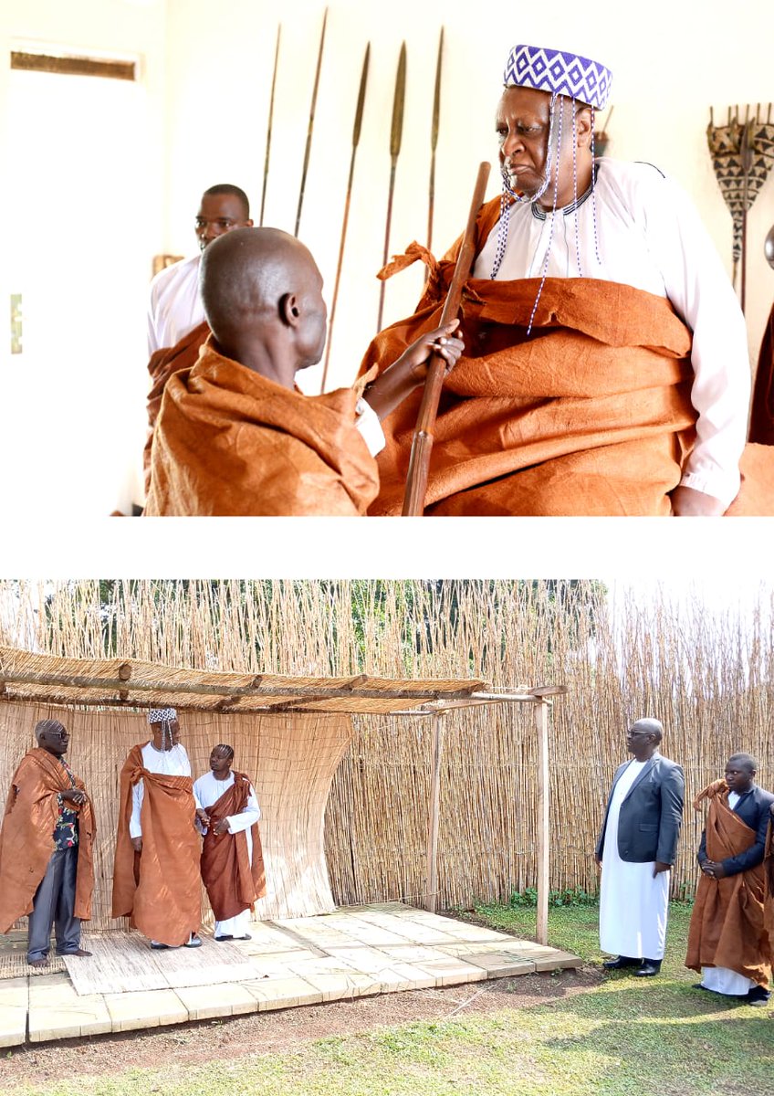 Bunyoro_Kitara's tweet photo. The Head of the Royal Regalia Owek . George Muhuruzi invited regalia staff to come before the King and perform their respective traditional rituals.

“Those rituals are meant to prepare the King to receive reports from his people” Muhuruzi said. https://t.co/VJk1UkFNJp