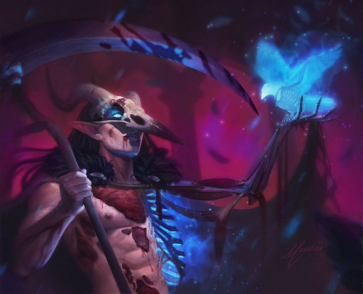 Hey #PortfolioDay ! ✨
I'm Maria, a freelance fantasy artist from Spain.
Currently working on Covers, commissions and TTRPG
Always looking for new opportunities!☺️

marosar.carrd.co