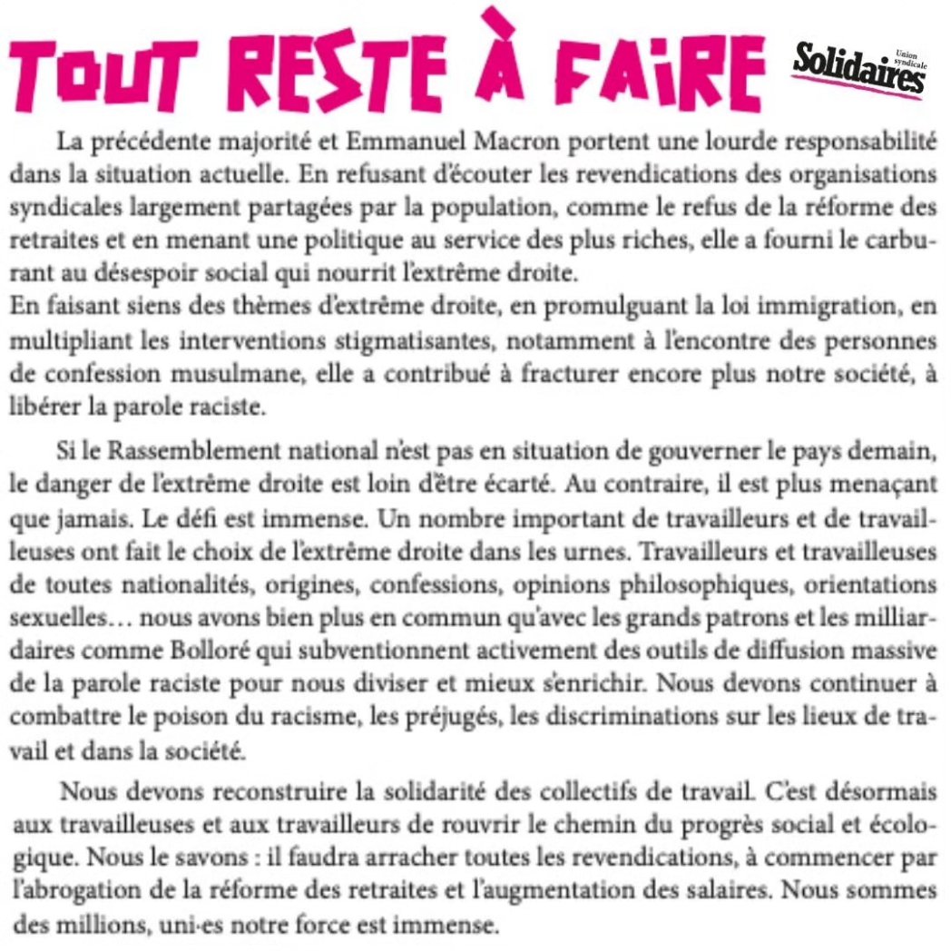 SESLDijon's tweet photo. Communiqués départemental Solidaires 21 - Côte d'Or et National Union Syndicale Solidaires https://t.co/rfjCRbY5LF