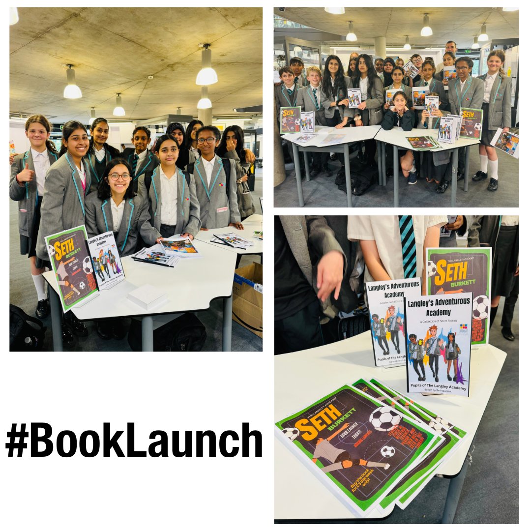 Arbib_Ed's tweet photo. Book Launch📚 Today, our students are launching their very own book with the help of our resident author @SethBurkett. Our marketing and sales teams are now starting their campaign to get our book into as many hands as possible. Ready to dive in? #BookLaunch #StudentAuthors https://t.co/VzAaJUBb4K