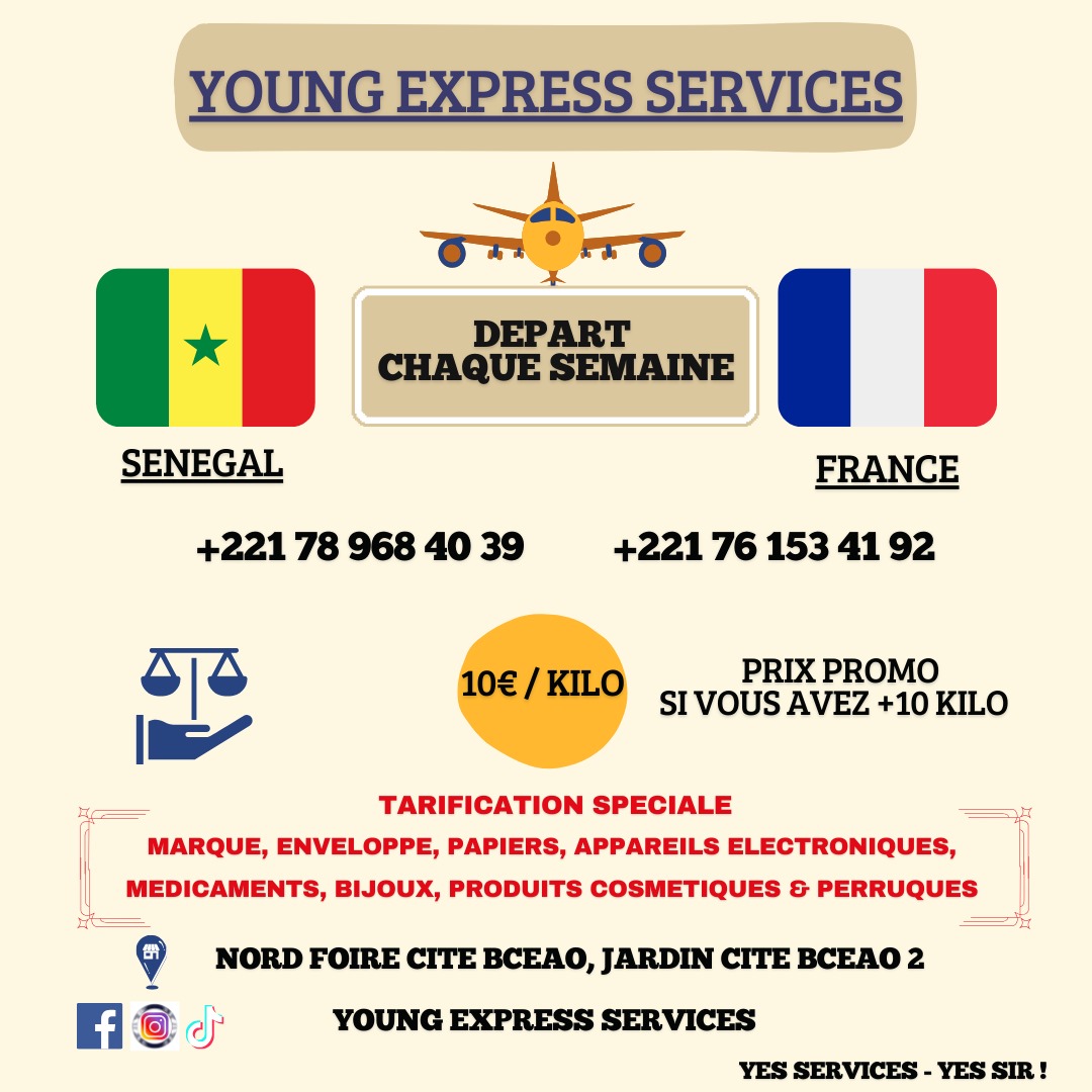 Yesservices2024's tweet photo. Nos départs pour cette semaine :
✈️ USA
✈️ France
✈️ Turquie
✈️ Maroc
✈️ Italie
✈��� Canada

N'hésitez pas à nous contacter pour vos services de :
✓ Transit
✓ Import/Export
✓ Groupage/Colisage 
✓ Distribution 

📞 : +221 78 968 40 39

🏭 : Nord Foire, Cité BCEAO 2
#Yesservices https://t.co/5I4vToCwPB