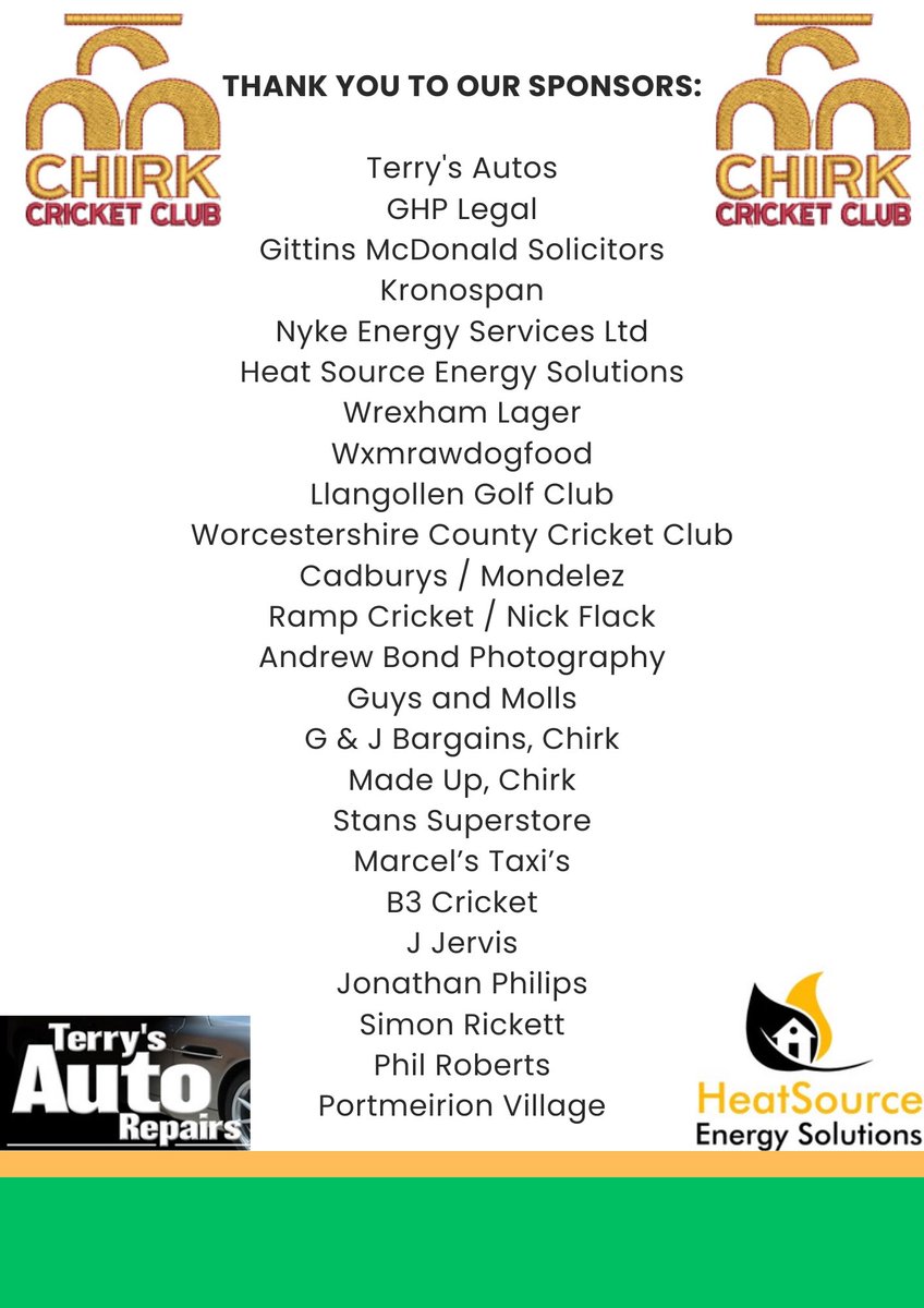 ChirkCC's tweet photo. A massive thank you to everyone who supported our fundraiser on Saturday night!
We're incredibly grateful to our sponsors and supporters; this list is a start, but we can't thank everyone enough!
Together, we raised over £1300.00 on the night, reaching £4686.92😍🤯👏🏻 https://t.co/MPeDAA7EUO