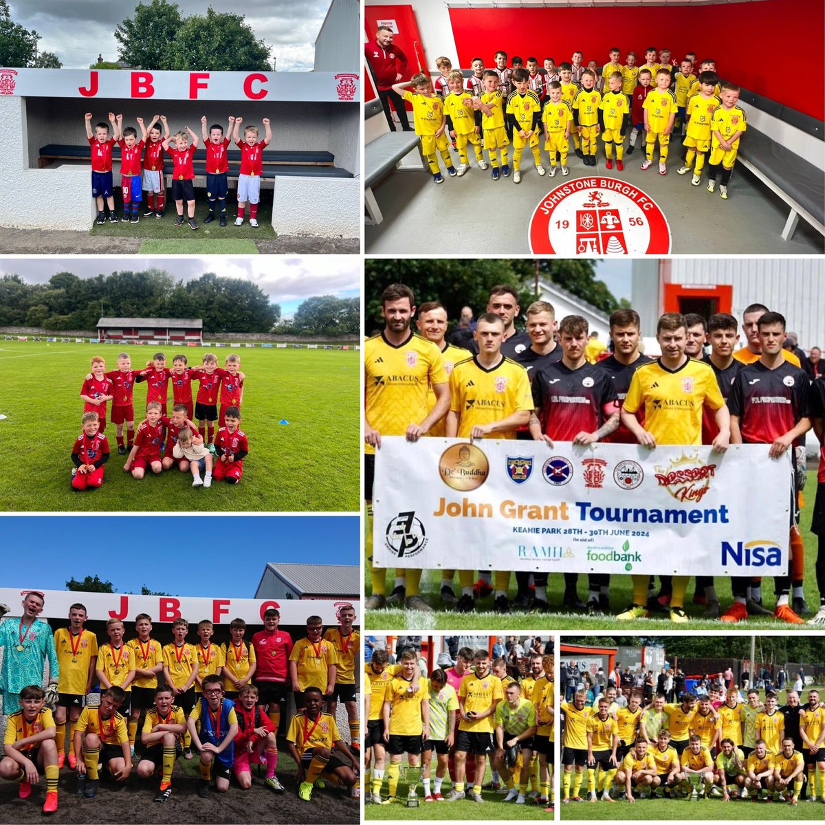 Another amazing weekend of football in the John Grant Tournament, well done to all our community club teams taking part and thanks for all the donations to RAMHSCOTLAND &amp; RENFREWSHIREFOODBANK #montheburgh🇦🇹 <a href="/JWGrant1/">J W Grant</a>
