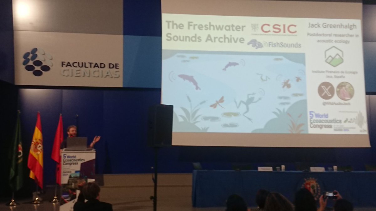 Simon Linke 🎤🐠 (@docslinky) on Twitter photo No need to introduce <a href="/WildAudioJack/">Jack Greenhalgh</a> .... Fantastic presentation on the Freshwater Sound Archive No need to introduce <a href="/WildAudioJack/">Jack Greenhalgh</a> .... Fantastic presentation on the Freshwater Sound Archive