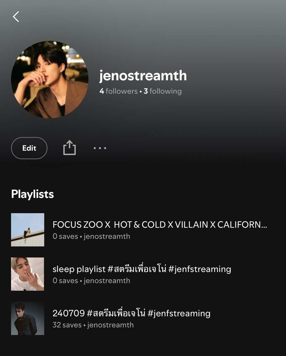 JENOstreamTH's tweet photo. ประชาสัมพันธ์ 📣

สามารถกดติดตาม jenostreamth ได้บน spotify 
��� https://t.co/sNila1Tpde

ทางเรามี Playlist Sleep และ Focus ให้นะคะสามารถสตรีม playlist นี้ได้ทุกวันค่ะ

Sleep : https://t.co/Xd8GrGZQAa

FOCUS : https://t.co/gLIqUrUsiC

#สตรีมเพื่อเจโน่ #jenfstreaming https://t.co/FA9hc3xZ9Z