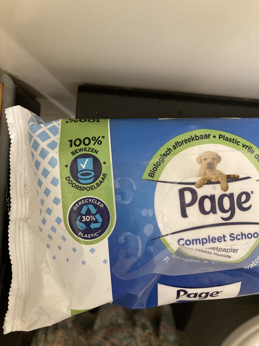 100% doorspoelbaar. Ja, een banaan, een russische dwerghamster en een netje van de uien misschien ook wel. Maar of dat nou goed is voor de doorloop van het riool… 🤷🏻‍♀️ #garantievanlikmnvest #papiertoilettehumide
