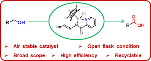 bhkenlo's tweet photo. Half-Sandwich Iridium Complexes: A Recyclable and Stable Catalyst for Dehydrogenation of Alcohols to Carboxylic Acids | Inorganic Chemistry https://t.co/04qeLbaMc9 Yao and co-workers @InorgChem #iridium #halfsandwich #catalysis #deH2ation #alcohols #carboxylic_acids #openflasks https://t.co/i90m3APlWi